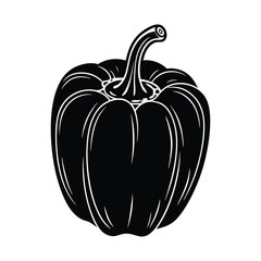 Vector illustration of a bell pepper