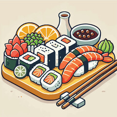 seafood, sushi, gourmet, fresh, delicious, rice, food, traditional, fish, japanese, cuisine, sashimi, maki, asian, tasty, culinary, healthy, salmon, roll, lunch, japan, seaweed, restaurant, dinner, as