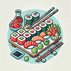 seafood, sushi, gourmet, fresh, delicious, rice, food, traditional, fish, japanese, cuisine, sashimi, maki, asian, tasty, culinary, healthy, salmon, roll, lunch, japan, seaweed, restaurant, dinner, as