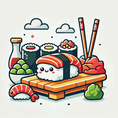 seafood, sushi, gourmet, fresh, delicious, rice, food, traditional, fish, japanese, cuisine, sashimi, maki, asian, tasty, culinary, healthy, salmon, roll, lunch, japan, seaweed, restaurant, dinner, as