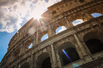 Colosseum, Rome in sunlight