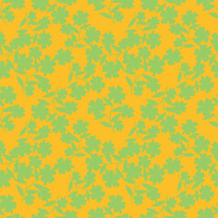 flower seamless pattern on background