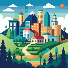 Cityscape Urban Building Skyline