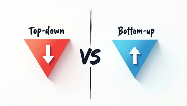 Grows from top to bottom and bottom to top as a choice showing the management structure