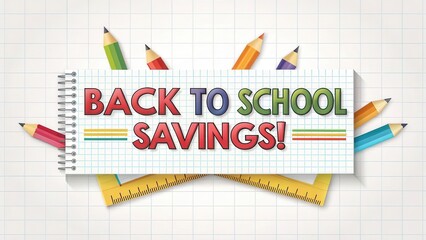 Back to school promotion discount offers on supplies digital clearance sale classroom environment creative viewpoint