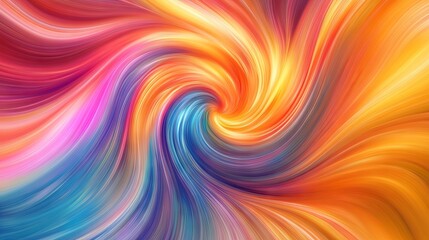 Colorful energy vortex in a cosmic galaxy