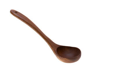 wooden spatulas isolated