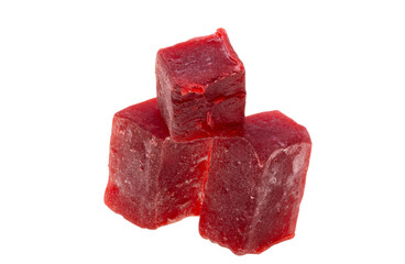 Turkish delight isolated