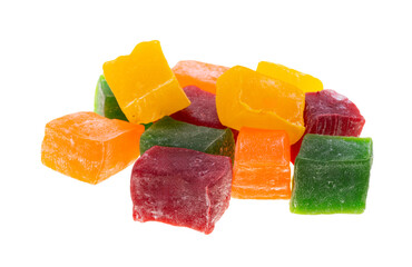 Turkish delight isolated