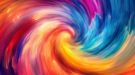 Colorful energy vortex in a cosmic galaxy