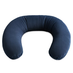 Travel neck pillow isolated on transparent background