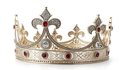 Royal crown isolated 