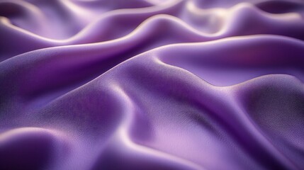 Obraz premium Close-up view of draped, mauve-colored silk fabric