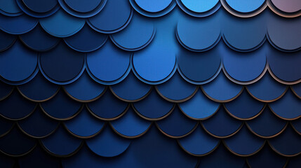 Textured blue scales create captivating pattern