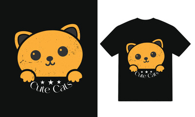 Cat tshirt design for cat lover, t shirt design concept, cartoon cat tshirt design, Graphic t Shirt Design for Cat and Cannabis Lovers, typography for tShirts and Posters. 