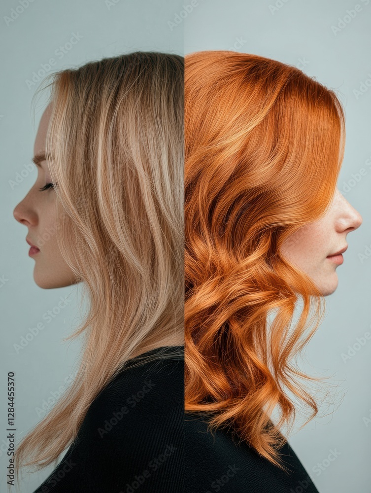 Aufkleber transformative hair styling illustrates the impact of professional grooming and self expression for 