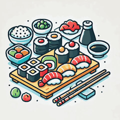 seafood, sushi, gourmet, fresh, delicious, rice, food, traditional, fish, japanese, cuisine, sashimi, maki, asian, tasty, culinary, healthy, salmon, roll, lunch, japan, seaweed, restaurant, dinner, as
