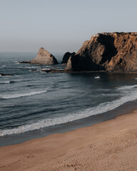 Beach in the Silver Coast of Portugal
