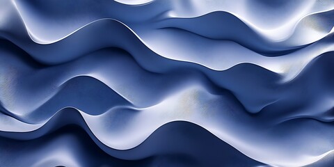 Fototapeta premium Abstract wavy blue texture