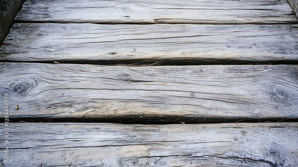 Aufkleber closeup of weathered wooden planks creating a rustic background with texture and natural beauty : ge
