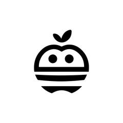 Icon Logo Apple Simple.