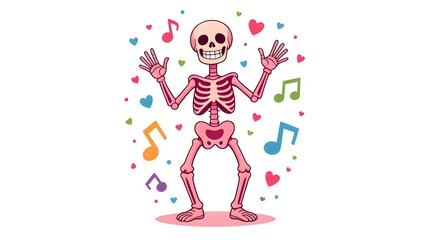 The joyful dance of the skeleton