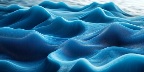 Obraz premium Abstract Blue Wave Pattern Background (1)