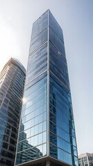 Modern Glass Skyscraper Architecture: Design and Reflection
