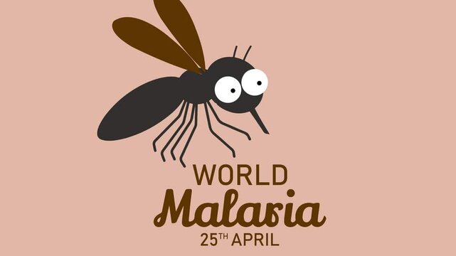  vector graphic of world malaria day good for world malaria day celebration. flat design. flyer design.