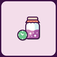 Time-Based Fermentation Process Icon Set