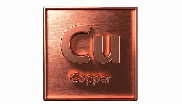 Cu - Copper, Periodic table element