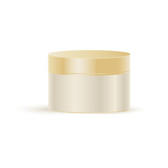 Cream jar, mockup, skincare