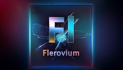 Fl - Flerovium, Periodic table element