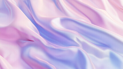 Obraz premium Soft pastel silky fabric with gentle folds and shimmer