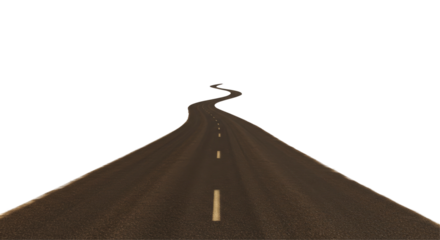black road, road PNG, road isolated on transparent background, cutout