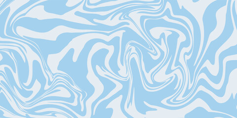 Abstract background seamless pattern with colorful waves. Trendy vector illustration in retro psychedelic style
