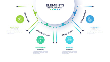 Modern Infographic Vector Template
