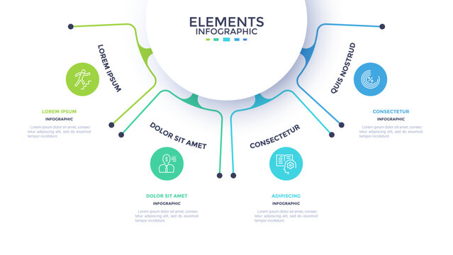 Modern Infographic Vector Template