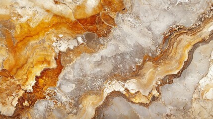Obraz premium Luxury marble texture with gold metallic streaks and alcohol ink effects