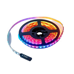 Stylish Energy Efficient LED Light Strip with Customization Isolated on Transparent Background