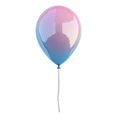 Pastel Balloon Floating Light and Airy Joyful Celebration,