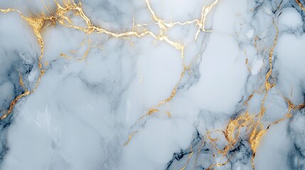 Premium blue marble background with gold metallic streaks