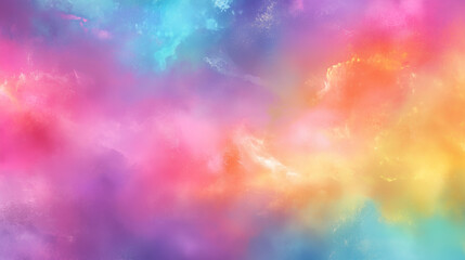 Fototapeta premium Fondo abstracto multicolor con textura de nubes y efecto etéreo