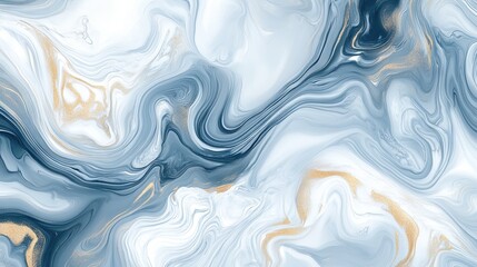 Obraz premium Premium blue marble background with gold metallic streaks