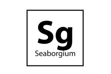 Sg - Seaborgium, Periodic table element