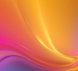 Neon gradient wave light in pink and blue tones on dark background creating futuristic and vibrant visuals for modern tech-inspired or artistic abstract.generative ai