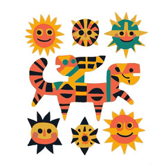 Animal cartoon illustration artwork