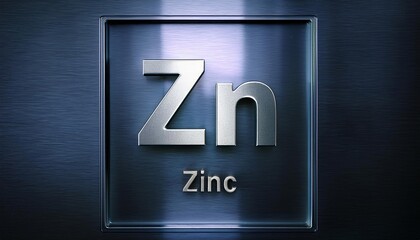 Zn - Zinc, Periodic table element
