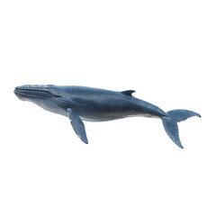 Fototapeta premium Majestic Blue Whale Underwater Grace Peaceful Giant Ocean Mammal