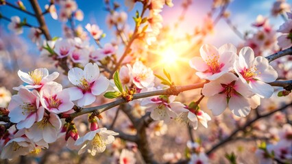 pink magnolia flowers